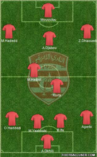 Club Africain Tunis Formation 2013