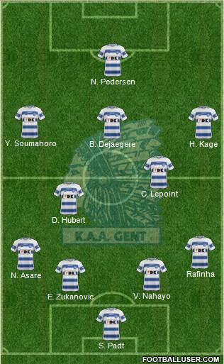 KAA Gent Formation 2013