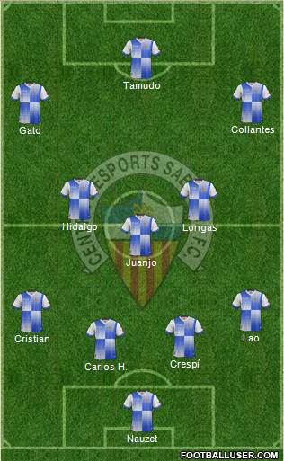 C.E. Sabadell Formation 2013