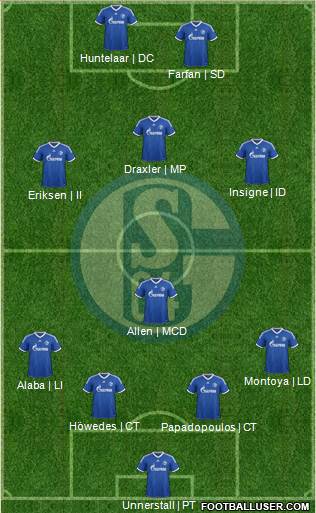 FC Schalke 04 Formation 2013