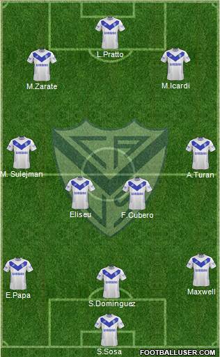 Vélez Sarsfield Formation 2013