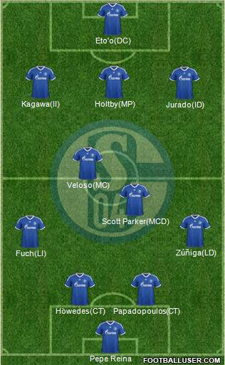 FC Schalke 04 Formation 2013