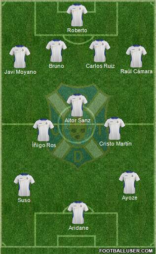 C.D. Tenerife S.A.D. Formation 2013