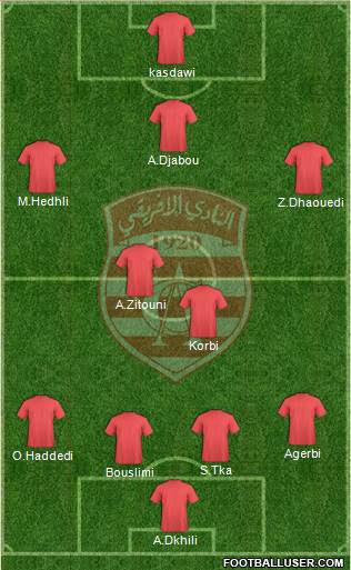 Club Africain Tunis Formation 2013