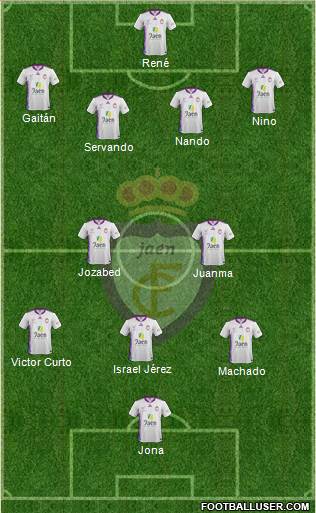 Real Jaén C.F. Formation 2013