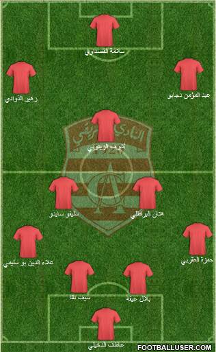 Club Africain Tunis Formation 2013