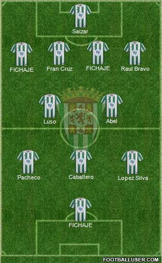 Córdoba C.F., S.A.D. Formation 2013