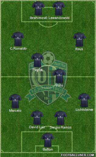 Dinamo Tbilisi Formation 2013