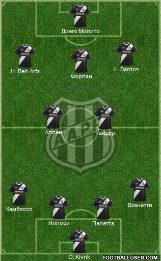 AA Ponte Preta Formation 2013