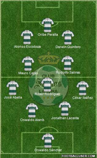 Club Deportivo Santos Laguna Formation 2013