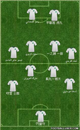 Saudi Arabia Formation 2013