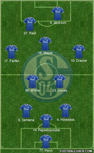 FC Schalke 04 Formation 2013