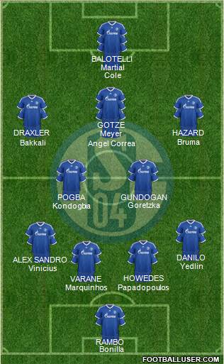 FC Schalke 04 Formation 2013