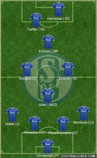 FC Schalke 04 Formation 2013