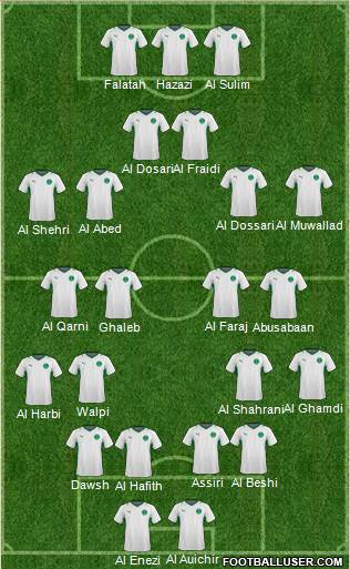 Saudi Arabia Formation 2013