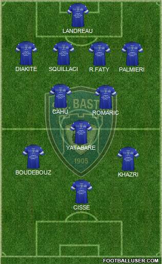 Sporting Club Bastia Formation 2013