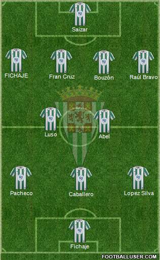 Córdoba C.F., S.A.D. Formation 2013