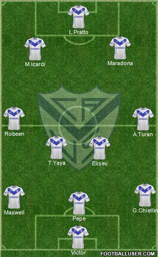 Vélez Sarsfield Formation 2013