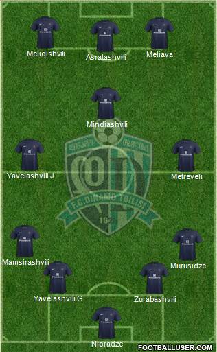 Dinamo Tbilisi Formation 2013