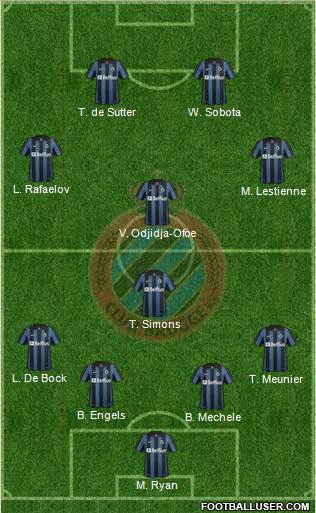 Club Brugge KV Formation 2013