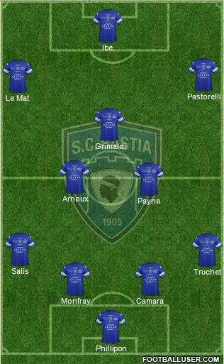 Sporting Club Bastia Formation 2013