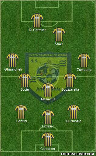 Juve Stabia Formation 2013