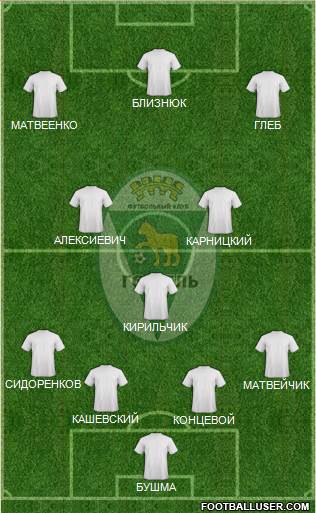 FC Gomel Formation 2013