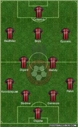 OGC Nice Côte d'Azur Formation 2013