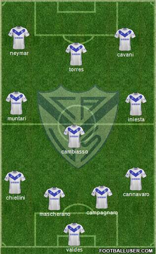 Vélez Sarsfield Formation 2013