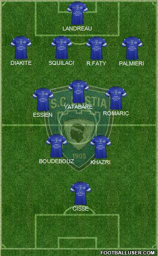 Sporting Club Bastia Formation 2013