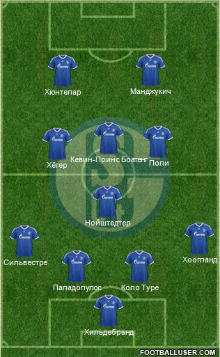 FC Schalke 04 Formation 2013