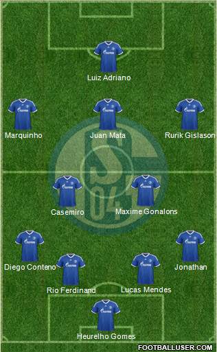 FC Schalke 04 Formation 2013