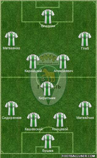 FC Gomel Formation 2013