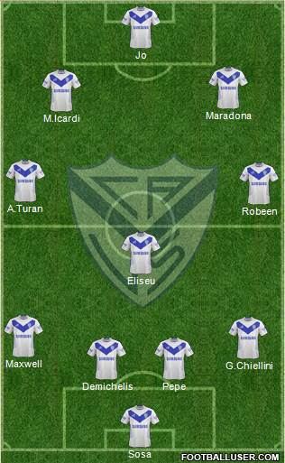 Vélez Sarsfield Formation 2013