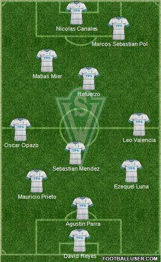 CD Santiago Wanderers S.A.D.P. Formation 2013