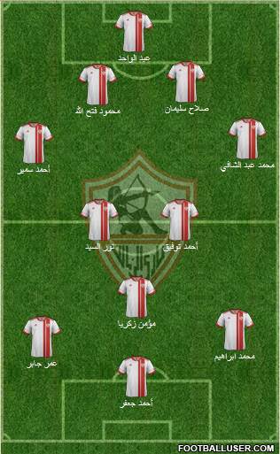 Zamalek Sporting Club Formation 2013