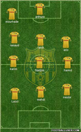 FC Nantes Formation 2013