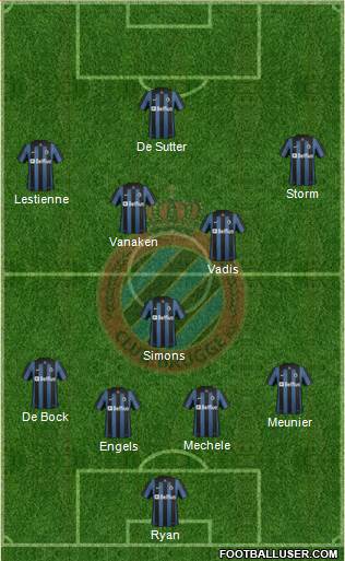 Club Brugge KV Formation 2013