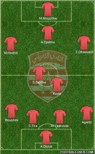 Club Africain Tunis Formation 2013