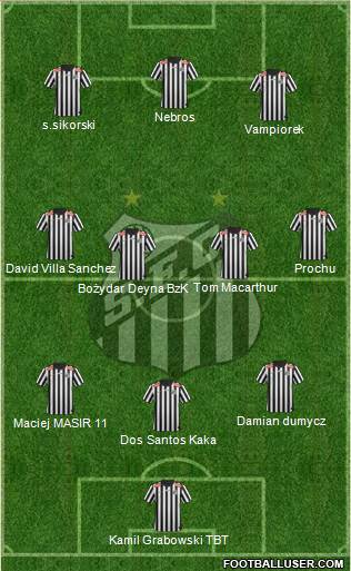 Santos FC Formation 2013