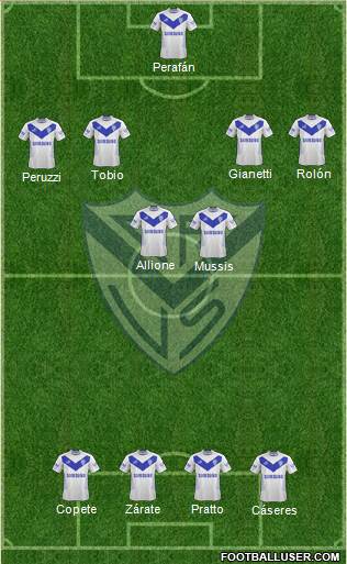 Vélez Sarsfield Formation 2013