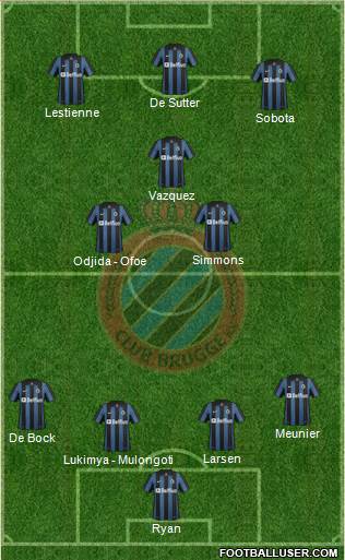 Club Brugge KV Formation 2013