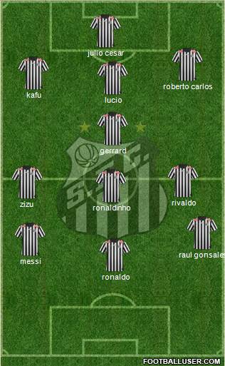 Santos FC Formation 2013