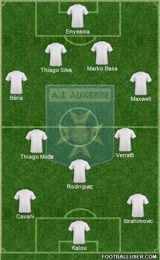 A.J. Auxerre Formation 2013