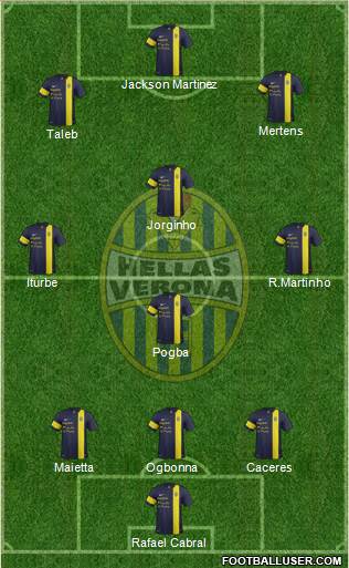 Hellas Verona Formation 2014