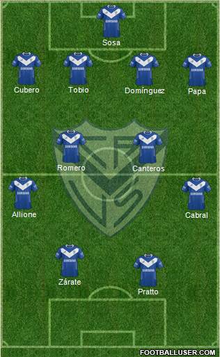 Vélez Sarsfield Formation 2014