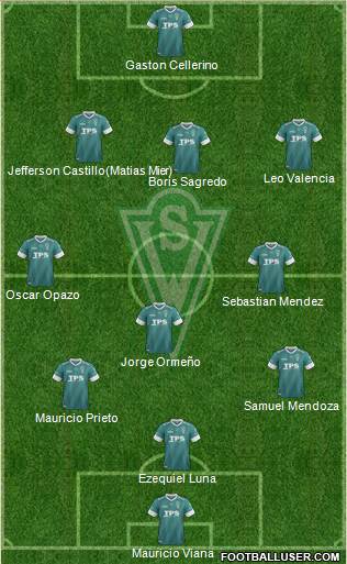 CD Santiago Wanderers S.A.D.P. Formation 2014