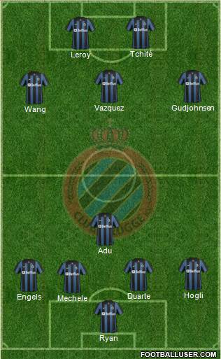 Club Brugge KV Formation 2014