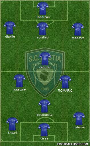 Sporting Club Bastia Formation 2014