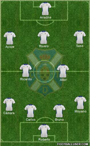 C.D. Tenerife S.A.D. Formation 2014